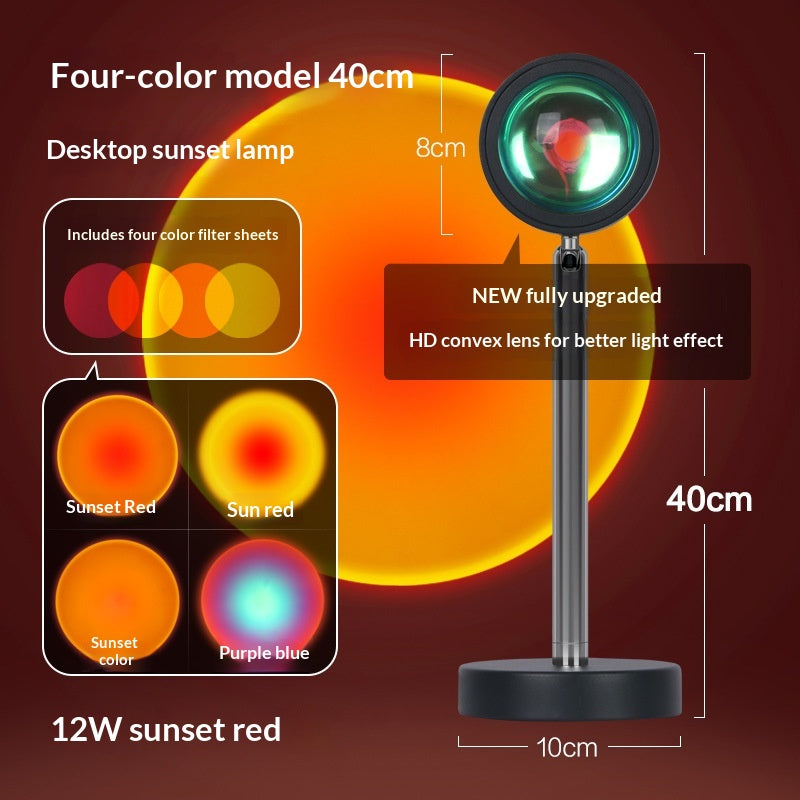Sunset Lamp Projector — Instant Golden Hour Vibes