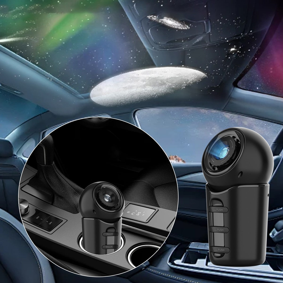 Galaxy Star Projector — 360° Room Transformation