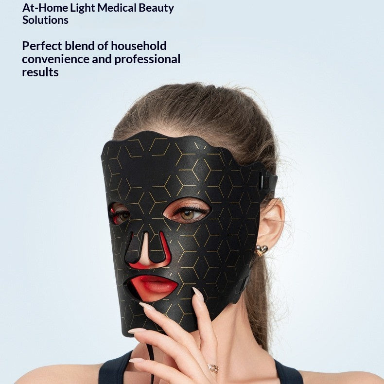 LED Face Mask — Red & Blue Light Therapy