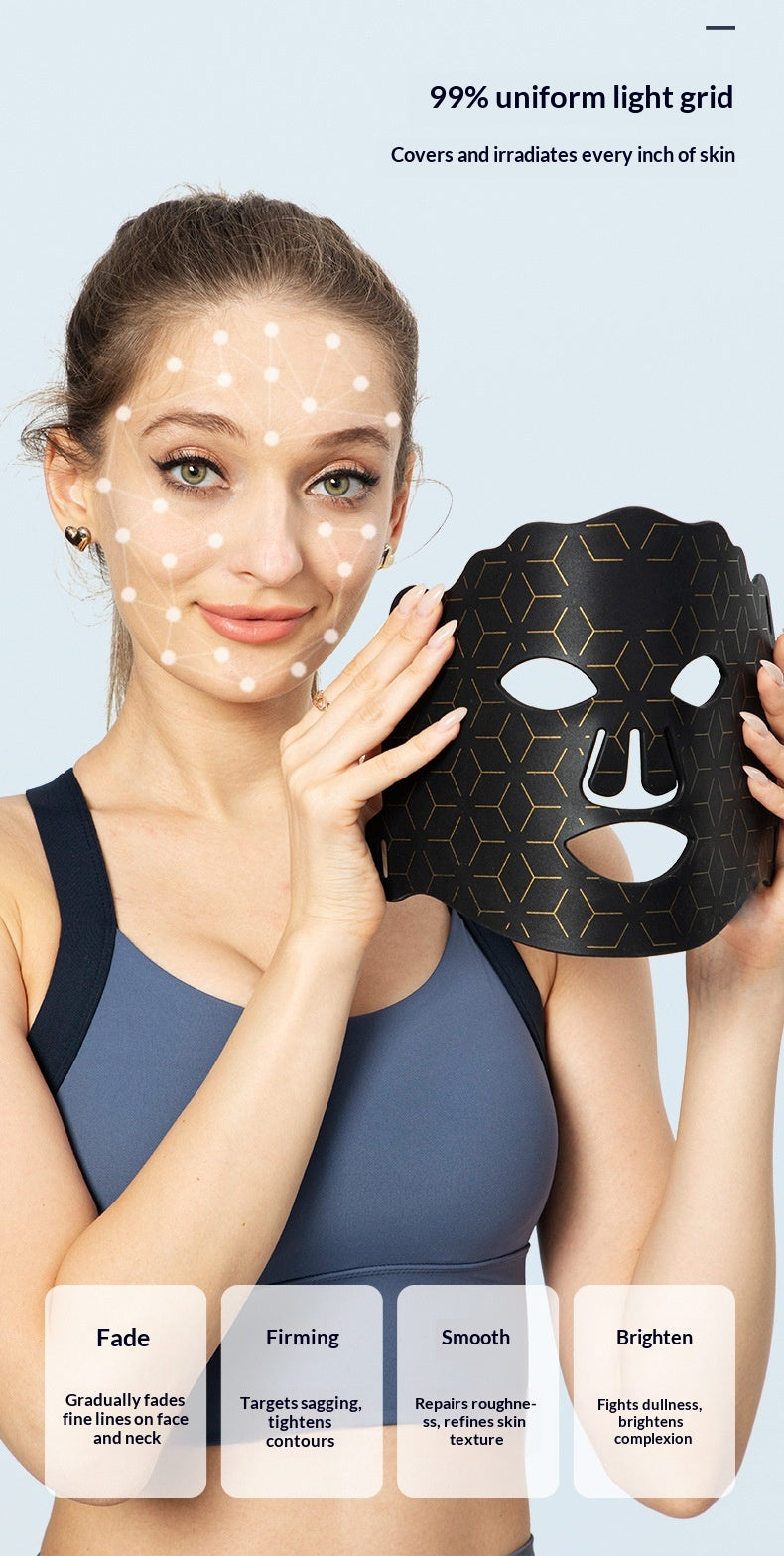 LED Face Mask — Red & Blue Light Therapy