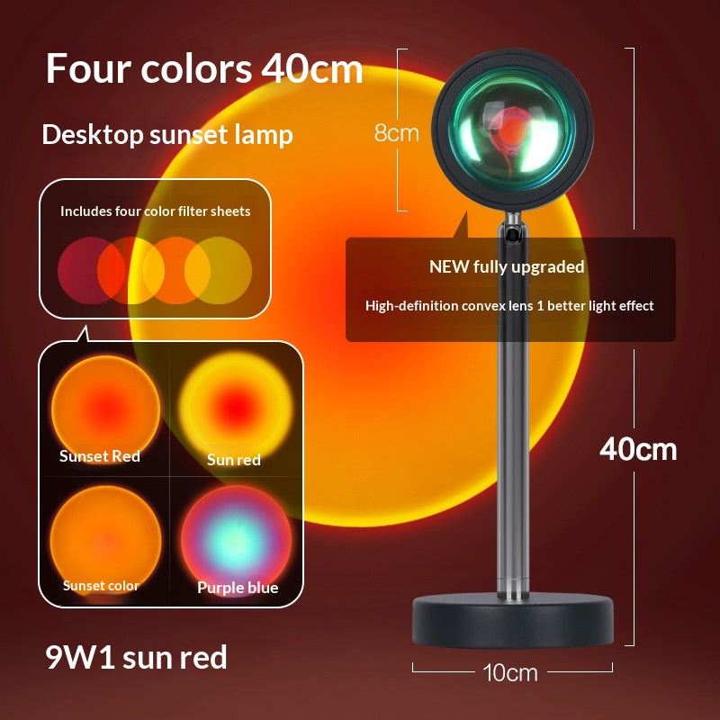 Sunset Lamp Projector — Instant Golden Hour Vibes