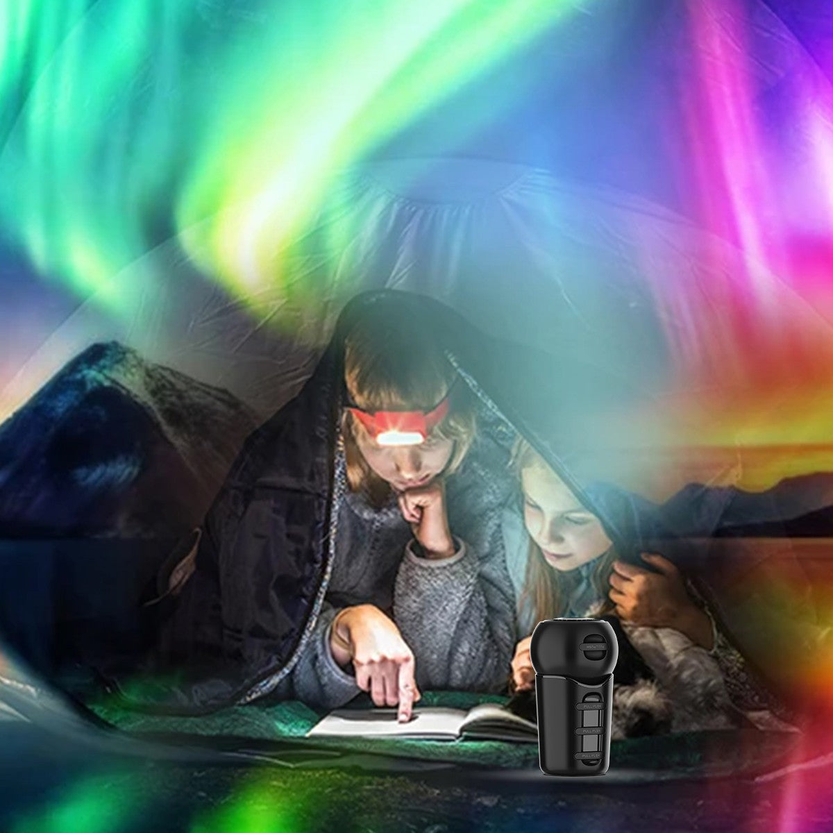 Galaxy Star Projector — 360° Room Transformation